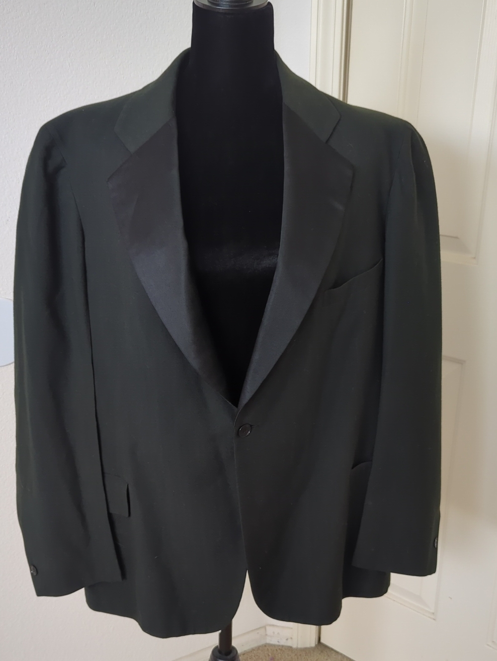 Vintage Black Straford Deneches Men's Blazer Jacket